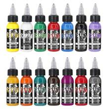 1.01 Fl Oz/30ml Tattoo Ink, Professional Tattoo Pigment, 7/14 Colors Tattoo Ink Set, Professional Tattoo Pigment Set, Professional Grade, Unscented, Multi-Purpose Ink Set, Tattoo Ink, Ink Set, Dynamic Ink, Ink Collection - Multicolor - View 15
