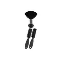 10 In 1 Hair Cutting Barber Cape With Neck Duster Brush Barber Brush Neck Strips Hair Combs Hair Clips, Professional Barber Accessories Cleaning Supplies For Salon Haircut Styling (Black) Gifts For Her / Gifts For Him/Romantic Gift/Love Gift/Couple Gift/Valentine Present/Valentine - Black - View 11