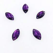 Szkło w kształcie navette, wielokolorowe, błyszczące, ręcznie robione, do szycia, kryształowe, ręcznie szyte, kryształki ozdobne, płaskie z tyłu, z otworami, klejnoty, akcesoria DIY, kamienie do przyszywania, strass do ozdabiania ubrań, sukienek, toreb, butów, broszek, kolczyków, rękodzieła