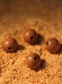 108pcs Agarwood Bead Bracelet, Buddhist Prayer Beads Bracelet, Jewelry Gift For Men & Women, DIY Beaded Bracelet - Coffee - View 11