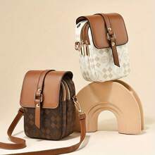 2026 New Women'S Mobile Phone Bag - Multi-Layer, Practical, Niche, Versatile, Large Capacity Small Bag, Ladies' Fashionable, Lightweight Shoulder Bag/ Single Shoulder Bag/ Crossbody Bag,Ideal Christmas Gift. - Coffee - View 3