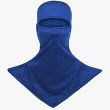 Solid Color Outdoor Headwear For Men & Women, Suitable For Cycling, Rock Climbing, Fishing, With Sun Protection, Dust Resistance, Breathable, Quick-Drying & Sweat Absorption Functions, Including Headband, Balaclava, Mask Hat - Army Green - View 3