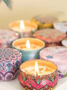 20 Scents- 9pcs/4pcs/1pc Aromatherapy Candles, Vases Candles, Homemade Soy Candle Cups, Vases, And Candles In Homemade Soy Candle Cups Are Perfect, Perfect Gift For Family And Friends, Tin Cans Of Aromatherapy Candles, For Birthday, Valentine's Day Or Mother's Day Travel, Aromatherapy Gift Box,Christmas Decorations,Christmas Decor, Valentine's Day New Year Christmas Gift Gifts Graduation