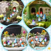 3/6 Pcs Mini Resin Doll Outdoor Courtyard Lawn Indoor Flower Pot Fairy Decoration, Spring Decoration Room Decoration, Seasonal Decoration For Celebrations, Suitable For Fairy Garden Decoration, Micro Landscape Ornament, Home Decoration, Garden Decoration, And Car Decoration