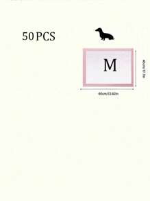 100Pcs Pet Urine Pad Thickened Light Odor Absorbent Pad Diaper Diaper Teddy Cat Golden Retriever Labrador And Other Pets, Pet Diapers, Suitable For Pet Training, Pet Littering The Toilet, Pet Supplies, Pet Urine Pad