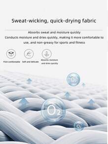 1 件男女通用运动头带，吸汗健身瑜伽跑步篮球羽毛球头饰 - 彩色 - 查看 4