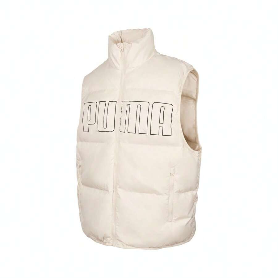 Puma 2024 Unisex Exclusive Cotton Vest/Padded Vest Down Jacket Down Vest 68743180 , Puffer Vest