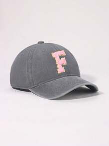 1piece 26 Letters Baby Baseball Cap, Vintage Trucker Baby Cap Hat | Country Cowboy Cute Preppy Retro Western Trucker Hats,Outdoor Cowboy Cap For 1-3Y Baby - 1PC - View 54