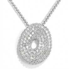 1入鑲嵌泡泡字母金鍍吊墜項鍊,26個字母供男女日常佩戴