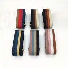 1PC Shoulder Strap, Striped Wide Strap, Lightweight Adjustable Shoulder Strap, Reusable Accessories - Multicolor - View 2