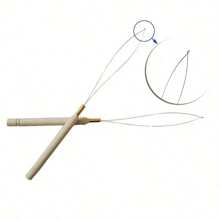 Hair Extension Tool Kit: Including Threader, Pulling Hook, Pliers, And 100pcs Silicone Rings For Beaded Hair Extensions - Multicolor - View 3