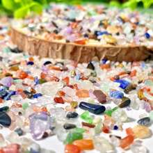 Random 1-5mm 50G/100G High Quality Natural Chip Stones, Natural Crystals Chip,Gemstone Jewelry,Glitter, Birthday Gift,Women Gift,Scene Decoration,Desktop Decoration,Crystal Ornaments,Table Decoration.