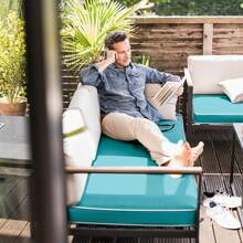 40/48/60inch Outdoor Porch Swing Cushion,Outdoor Bench Cushion, Outdoor Seat Cushion Bench Pad Cushions,For Patio Porch Garden Swing Cushions(Cushion + Cover) - Cushion + Seat Cover - View 11