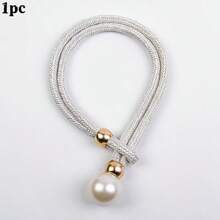 窗帘扣珍珠扣，粗绳窗帘绑带，免安装窗帘绑带，窗帘夹窗帘绑带，防滑，简约实用的设计 - 极简时尚