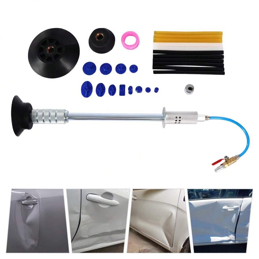 YUNRUX Pneumatic Car Dent Repair Tool Kit Dent Puller Slide Hammer - Multicolor - View 1