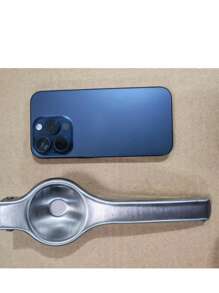 1pc Stainless Steel Manual Lemon Squeezer, Home Juicer, Handheld Non-Electric Juice Extractor, Fruit Residue Separator, Suitable For Living Room, Kitchen, Theme Party (The Joint Of The Item May Have Slight Sharpness, Please Purchase Carefully If Concerned)