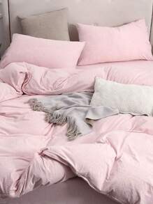 2/3 Pieces Woven Duvet Cover Set | Duvet Cover And Pillow Case, Modern Bedding For Bedroom