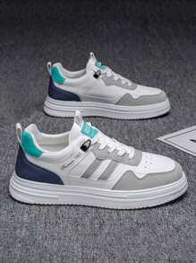 2025 Spring New Arrival Minimalist White Casual Canvas Sneakers, Fresh Academy Style Sporty Niche Versatile Trainers