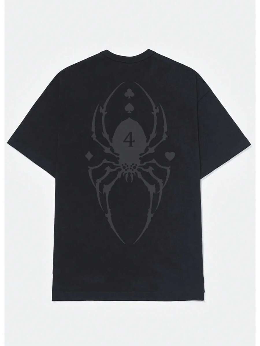 Anime Hunter Basic T-Shirt Men Women Unisex 100% Cotton Fabric Fashion Streetwear New Release Immediate Shipping - 黑色 - 查看 1