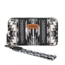 Daily Use Zipper-Enclosed Wallet Wristlet Clutch With Multi Slots Organizerfor Credit Cards