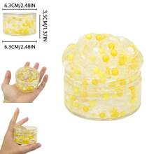120ML Crunchy Crystal Slime Kit With Color Balls, Soft Non-Sticky Super Stretchy Sensory Toy, Christmas Gift Party Favor Birthday Gifts For Boys Girls, Prizes For Kids Classroom