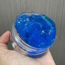 1pc New High Transparency Bubble Sensory Toy For Kids, Growing Bigger With Playing, Highly Attractive, Stretchy Non-Sticky Slime, Anti-Stress Relief Putty, Beautiful Crystal Mud, Non-Sticky, Fun Play Fake Water Toy