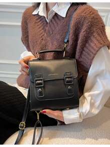 New Large Capacity Casual Mini Fashion Retro Flip-Top Backpack Multi-Purpose Handbag Shoulder Bag For Women Christmas Gift