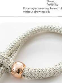 窗帘扣珍珠扣，粗绳窗帘绑带，免安装窗帘绑带，窗帘夹窗帘绑带，防滑，简约实用的设计 - 极简时尚