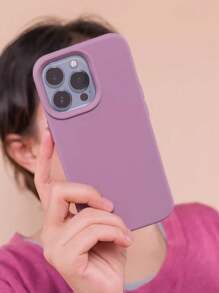 2.0mm 厚液体硅胶手机壳，适用于 Apple 16 15 14 13 12 11 Pro Max、Galaxy S24 Ultra S23 S22 S25 系列，全身保护套防水防震防摔防刮 - 黑加侖 - 查看 4