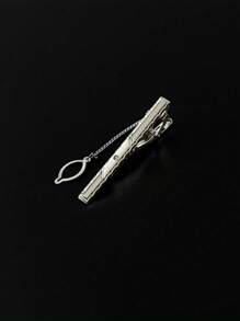 1 件/7 件男士礼服领带夹带链，婚礼商务西装时尚金属领带夹，送给丈夫男朋友的礼物 - 領帶夾 - 查看 25