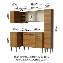 MADESA Baker's Racks - Brown - View 3