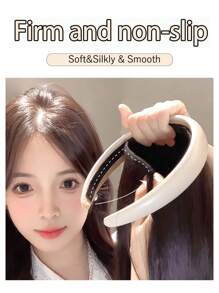30 Inch Long Body Wave Headband Hair Piece Natural Looking Black Brown For Women Natural Wigs