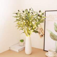 1 个橄榄枝 LED 树灯，20 个 LED 电池供电橄榄叶枝花瓶装饰灯，现代家居装饰小夜灯，适合节日、婚礼、生日、圣诞派对 - 非常适合橱柜、餐桌、桌面展示、咖啡厅展示、花瓶装饰（不含电池） - 暖光 - 查看 3