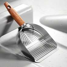 Stainless Steel Cat Litter Scoop, Specially For Clumping Litter Box, Large Size Mineral Sand Scooper Pooper Scooper For Cats - Multicolor - View 10