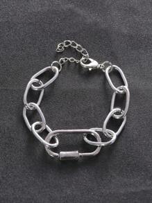 铝合金嘻哈街头风格项链和手链首饰套装，男女情侣配饰 - 項鍊 - 查看 10