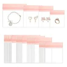 10pcs EVA Anti-Oxidation Jewelry Storage Pouches - Sealable Display Bags For Earrings, Rings, Necklaces, Bracelets - Ideal For Travel And Gifts - Multicolor - View 2