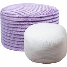 Puf otomano rellenado, reposapiés, taburete de pie, pufs para sala de estar, decoración bohemia del hogar, puf, puf redondo