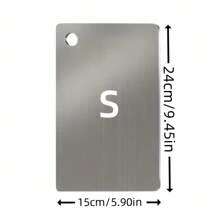 1 件优质不锈钢切菜板套装 - 耐用、易于清洁、适合厨房、节省空间、防锈、适用于食物