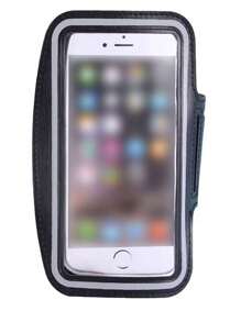 1 pieza Manga deportiva resistente al agua para el brazo, adecuada para correr, actividades al aire libre, fitness, ciclismo, para almacenar el teléfono y artículos pequeños