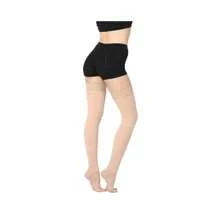 1 par de Medias de compresión para várices, longitud aleatoria, medias elásticas antiinflamatorias para mujeres, tipo deporte de nivel 2 para moldear y adelgazar las piernas - Multicolor - Ver 4
