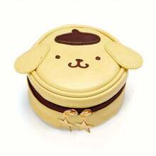Sanrio Caja de almacenamiento con licencia oficial que presenta a Hello Kitty y otros personajes de Sanrio, perfecta para joyas, lápices, auriculares y monedas.