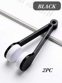 1 Peça/2 Peças Escova de Limpeza de Óculos de Microfibra Ultrafina Portátil, Ferramenta de Limpeza de Óculos de Sol Multifuncional Compacta, Sem Manchas na Visão, Acessório Perfeito para Uso Diário de Acessórios de Óculos para Mulheres
