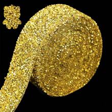 1 Roll Rhinestone Sticker Strip, Self-Adhesive Decorative Rhinestone Tape For DIY Craft, Suitable For Clothing, Shoes, Bags, Vehicles, Phones, Weddings, Mother's Day, Graduation, Back To School Gifts