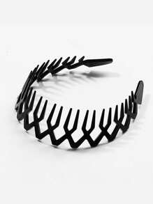 1/2 piezas Diademas de plástico con forma de onda, simples y de moda, accesorios para el cabello para mujeres