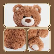 Miniso 10.23英寸/26厘米 名创优品吉福德熊系列毛绒玩具 动漫卡通可爱毛绒玩偶 家居客厅卧室装饰抱枕 节日生日礼物 - 棕色 - 查看 8