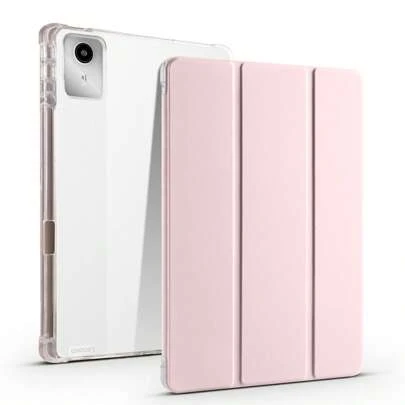 [2025 New] Compatible With Xiaoxin Tab11 (2024) / Xiaoxin Pad 11 205 Tablet Case / Xiaoxin Pro GT / Compatible With IPad Air 5 / 1th Gen IPad Case / 11th Gen IPad Tablet Case Tri-Fold Transparent Protective Case Matte TPU Tri-Fold Case | 360° Infinite Adjustable Stand Magnetic Slot | Triple Protection