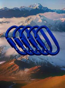 5 chiếc kẹp khóa chịu lực - Hoàn hảo cho cắm trại và khám phá ngoài trời! Rất thích hợp để treo ba lô, bình nước và các phụ kiện cắm trại và đi bộ đường dài khác - Nhiều màu - Xem 11