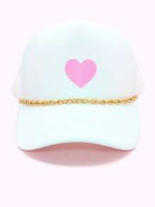 Tucker Hat Chain Baseball Hat Lant Decor Lant Stone Beads Acrilic Linked Hat Chain