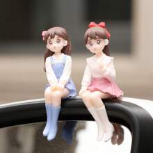 Cute Girls Friendship PVC Material Decorative Set, Suitable For Car Dashboard - Multicolor - View 8