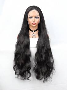 Parrucca lunga a onde morbide in capelli umani senza colla, parrucca frontale in pizzo da 36 pollici per donne, Ognissanti, feste in costume, travestimenti, dolcetto o scherzetto. Parrucca frontale in pizzo senza colla con attaccatura dei capelli naturale e baby hair, parrucca a onde morbide 13X4 in offerta (parrucche bob da 8-16 pollici)
